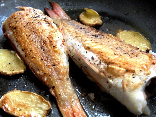 Рыба с имбирем 
